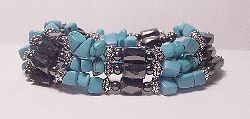 Turquoise Magnetic Wrap Bacelet