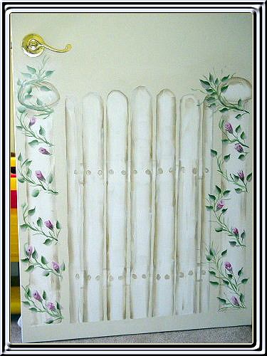 Hand Painted Garden Gate